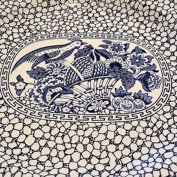 🍃 William Adams Chinese Bird plate - Picture 2 of 4